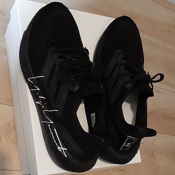 Y-3 ワイスリー Yohji Yamamoto×adidas コラボスニーカー ウルトラブースト ライト 29.5cm ブラック