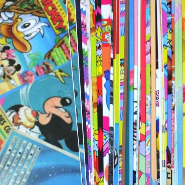 期間限定価格 まとめ売り 1点のみ デザインペーパー A4 66枚 33種×各2枚 フード キャラ他等