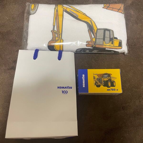 非売品 KOMATSU 100周年記念グッズ HD785-8 ミニチュア