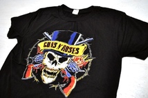 SALE★ガンズアンドローゼス バンドTシャツ14 GUNS N' ROSES 復刻 90s 黒 M ロックT 新古_画像1