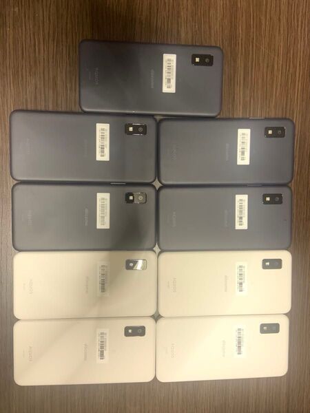 ドコモ スマートフォン AQUOS wish3 SH-53D 9台セット 1台箱無し