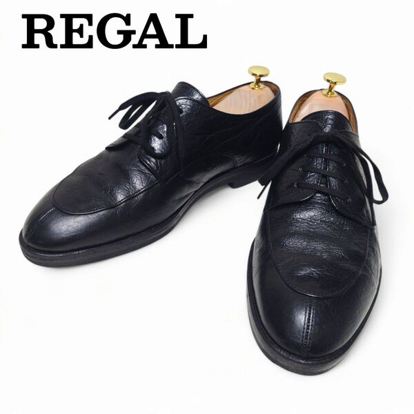 【即日発送/送料無料/価格の相談OK!!】 REGAL Uチップ 革靴 ビジネス ブラック 26.5cm 2645