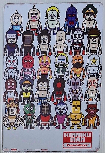 キン肉マン パンソンワークス メタルサイン ブリキ看板 30×20サイズ
