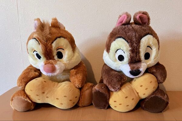 ディズニー チップとデール パペット BIG ぬいぐるみ パクパク ピーナッツ