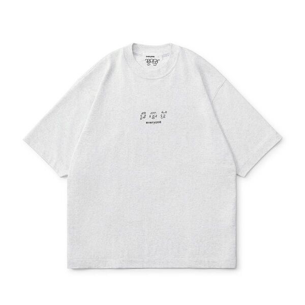 everyone j.30000 buddies short sleeve tee shirt (ASH) XL