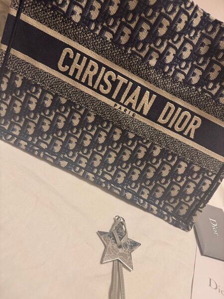 クリスチャンディオール DIOR OBLIQUE ディオール ブック トート ミディアム M1296ZRIW バッグ
