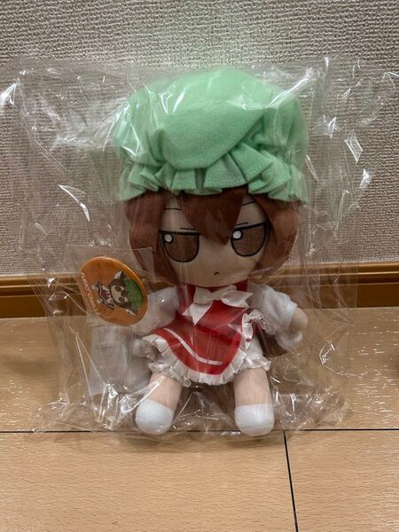 Gift 東方ぬいぐるみシリーズ 39 橙(ver.1.5) ふもふもちぇん。(そのいってんご) 缶バッジ付き 東方Project