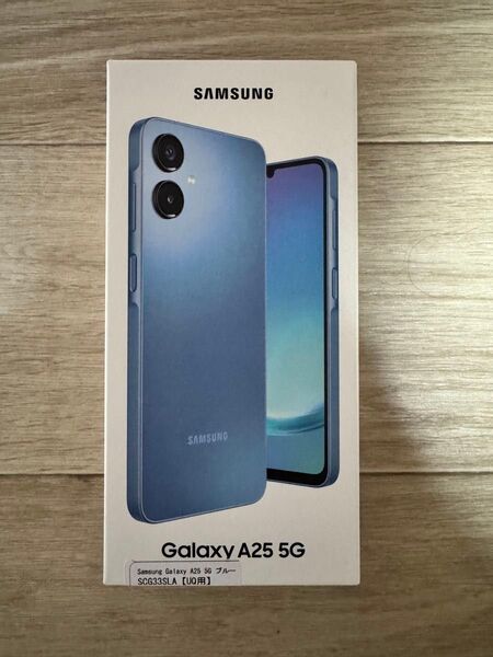 新品未使用品 Galaxy A25 5G ブルー simフリー 一括購入残債無し ネットワーク利用制限 ◯