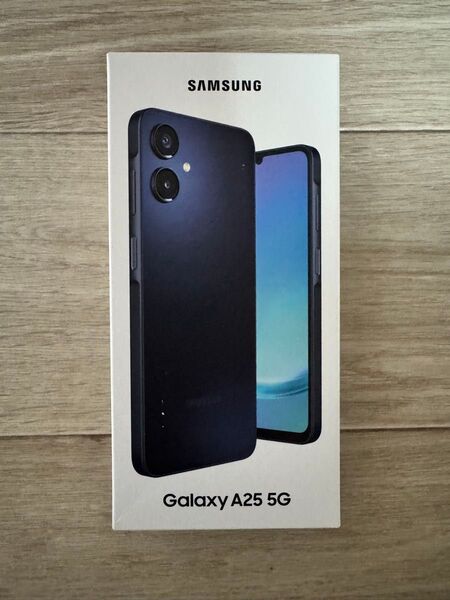 新品未使用品 Galaxy A25 5G ブラック simフリー 一括購入残債無し ネットワーク利用制限 ◯
