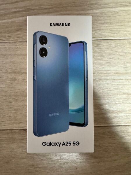 新品未使用品 Galaxy A25 5G ブルー simフリー 一括購入残債無し ネットワーク利用制限 ◯