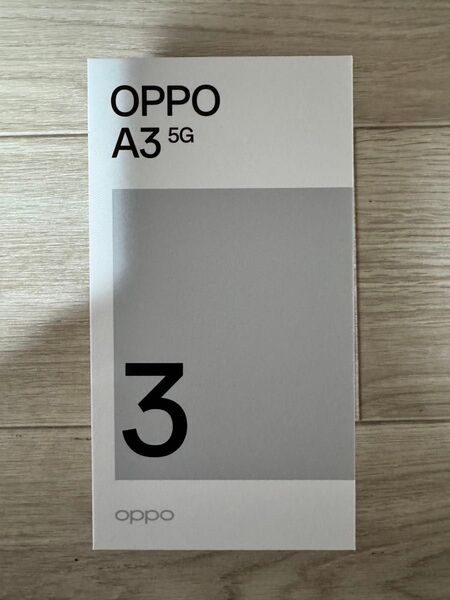 新品未使用品 OPPO A3 5G ブラック simフリー 一括購入残債無し ネットワーク利用制限 ◯