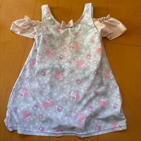 水着 ワンピース型 女の子 130 リトルマーメイド アリエル 女児水着 女の子 ワンピース水着 キッズ水着 スイムウェア