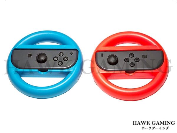 新品任天堂 Switch 青色 赤色 Joy-Con ハンドル マリオカート 左右1セット ジャイロ Nintendo