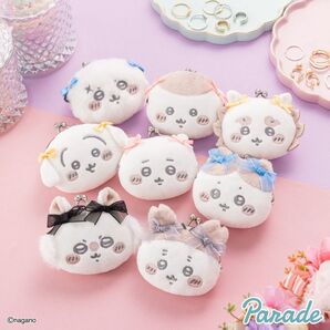 【新品】ちいかわ ミニがま口 リボン ハチワレ モモンガ 古本屋 ラッコ うさぎ