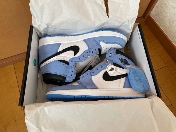 Nike Air Jordan 1 High OG "University Blue" 28.0cm 新品未使用 鑑定済み