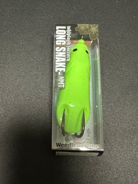 送料無料 ウィップラッシュファクトリー ロングスネークNMT カラーライムシャルト 雷魚フロッグ