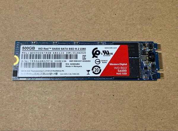 WD Red M.2 SATA 500GB SSD