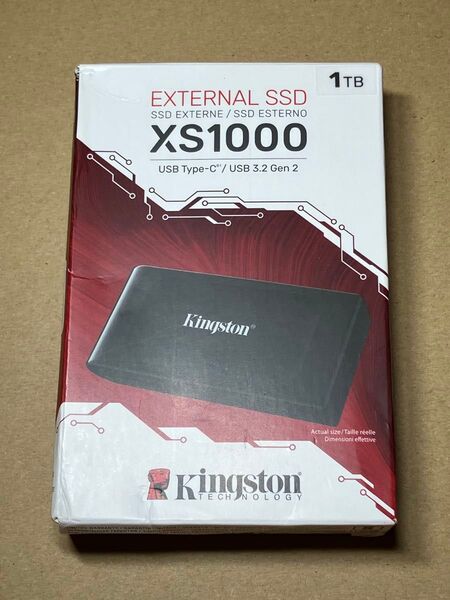 Kingston ポータブルSSD 1TB 1000MB/s USB 3.2 Gen 2x2