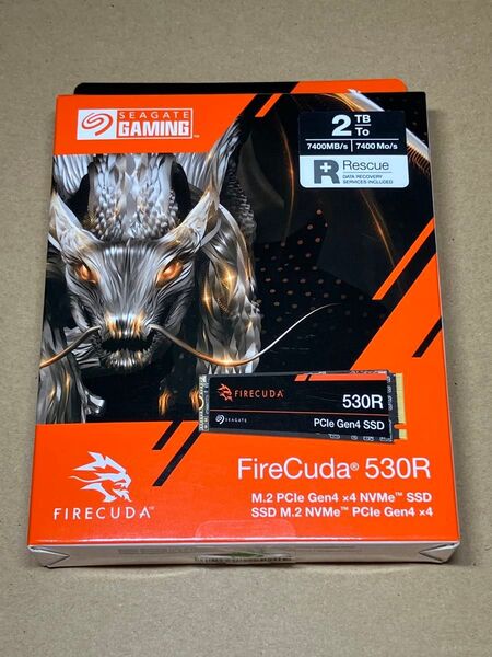 2024年製 SEAGATE FireCuda 530R 2TB M.2 PCIe4.0 7300MB/s