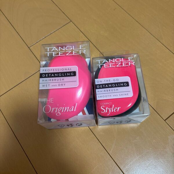 TANGLE TEEZER ヘアブラシ 2個セット ピンク