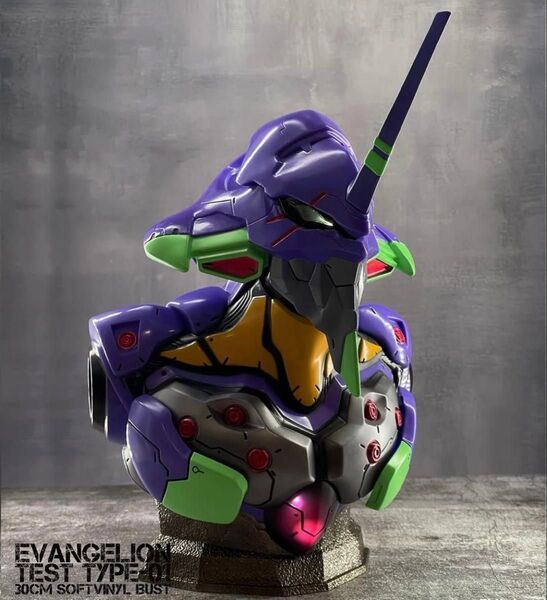 Mechnoiz Toys エヴァンゲリオン初号機 バストアップソフビ フィギュア ソフビカツドウ KAIJU ONE