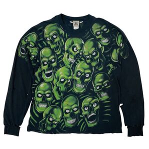 00s VINTAGE LIQUID BLUE ヴィンテージ リキッドブルー 長袖 Tシャツ トップス TRAVIS SCOTT