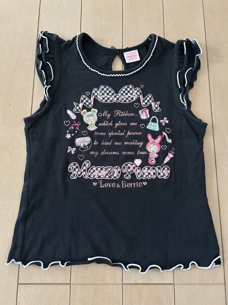 mezzo piano カットソー 半袖Tシャツ キッズ メゾピアノ Tシャツ ベビー服 子供服 女の子 mezzo ベリエちゃん