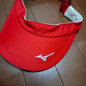 Mizuno。 ツバ付き。サンバイザー。 テニス。ゴルフ。スポーツ。 帽子