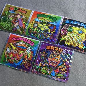 ★5枚セット★ヘッドだらけのビックリマン★ヘッドロココ★魔肖ネロS★魔スターPU★聖Gフッド★聖梵インカ★