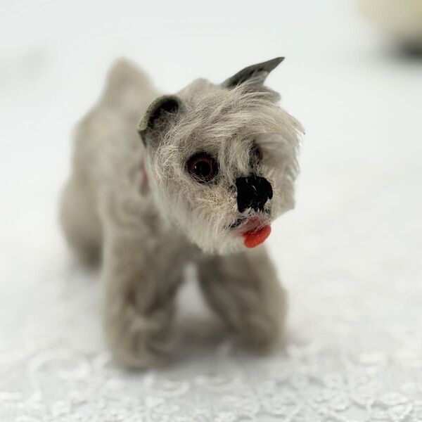 送料無料★シュタイフ★Schnauzer Tessie 10cm★シュナウザーのテッシー/犬/ドッグ/最小サイズ★Steiff