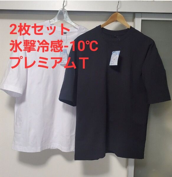 2枚セット ワークマン 氷撃冷感-10℃ プレミアムTシャツ 共にMサイズ