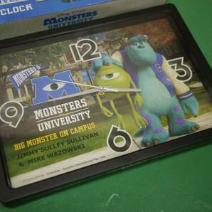 MONSTERS UNIVERSITY 掛け時計 モンスターズインク 壁掛け サリー マイクの画像2