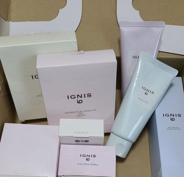 イグニスイオ 福袋8点詰め合わせ 美容液クリーム化粧水 化粧オイル ボディクリーム
