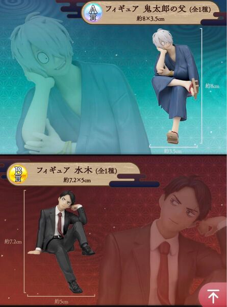 ゲ謎 セガラッキーくじ A賞B賞 鬼太郎の父 水木 フィギュア