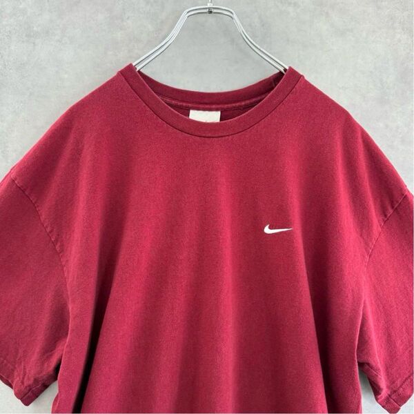 【USA】00s OLD NIKE ナイキ Small Swoosh ヴィンテージ 古着 アメカジ Tシャツ L
