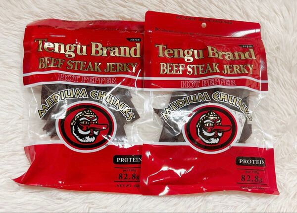 Tengu テング ビーフステーキジャーキー ホットフレーバー 150g 2個