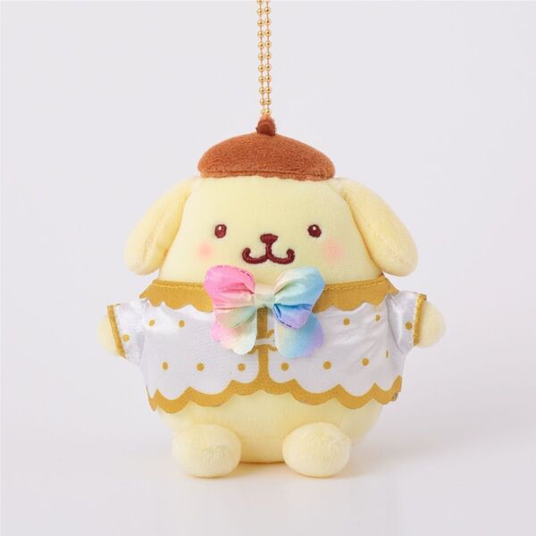 いちご新聞50周年マスコット 50th むにゅぐるみパティオ ポムポムプリン 限定ぬいぐるみ ポップアップ サンリオ Sanrio