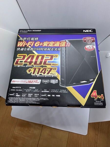 NEC Wi-Fiルーター Aterm PA-WX3600HP Wi-Fi6