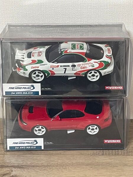 京商 ミニッツ Mini-z ASC セリカ GT-Four RC No.7 WRC 1993 & レッド 2台セット AWD