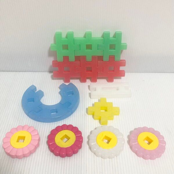 学研 Gakken ニューブロック 基本パーツ カラフル 知育玩具 ブロック block パステルカラー ラメ入り お花パーツ
