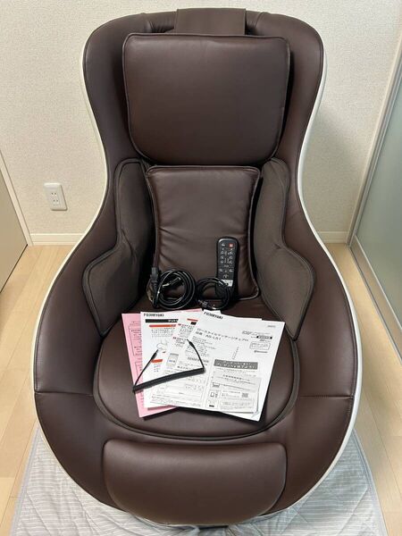 ロースタイルマッサージチェアH AS-LS1-CB (ベージュ×ブラウン) ブランド:フジ医療器