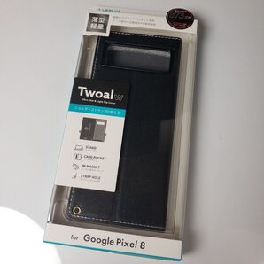 Google Pixel 8 手帳型ケース ブラック 543