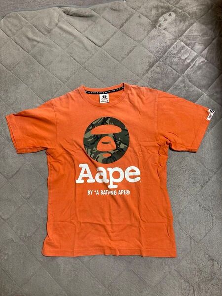 アベイシングエイプtシャツ オレンジ