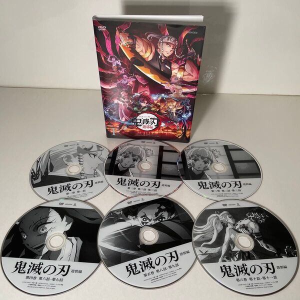 3巻無し レンタル落ち 鬼滅の刃 遊郭編 DVD 1.2.2.4.5.6巻セット