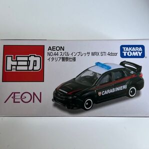 トミカ AEON 44 SUBARU スバル インプレッサ イタリア警察仕様