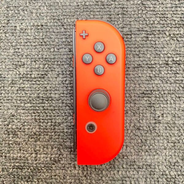 【ホールエフェクトスティック新品】ジョイコン Joy-Con ネオンレッド R 右