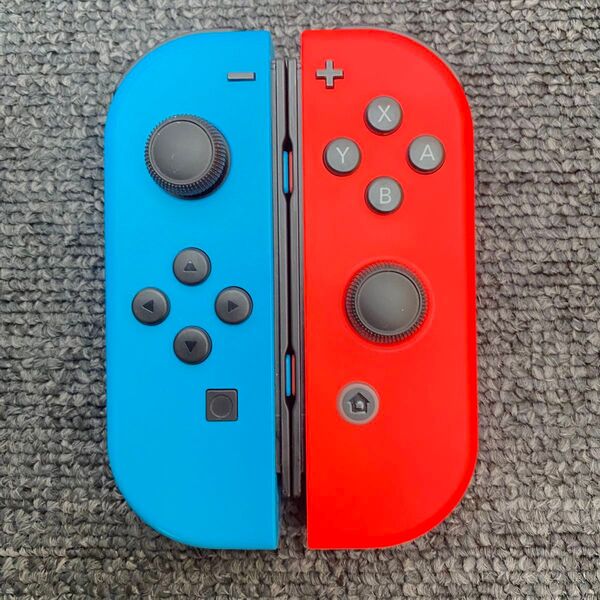 【ホールエフェクト新品】ジョイコン Joy-Con ネオンブルー・ネオンレッド LR 左右セット