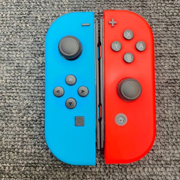 【ホールエフェクト新品】ジョイコン Joy-Con ネオンブルー・ネオンレッド LR 左右セット