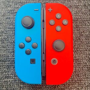 【ホールエフェクト新品】ジョイコン Joy-Con ネオンブルー・ネオンレッド LR 左右セット