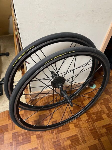 Campagnolo shamal ultra 2-way c17 前後セット シマノフリー